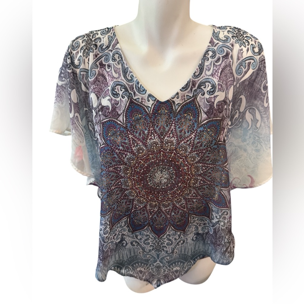Westport‎ chiffon boho blouse